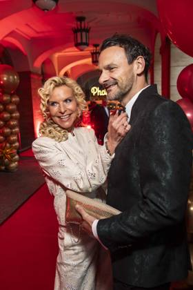 ABB HOPE GALA: Victoria Herrmann and David Boethig Walk the Red Carpet at the 2026 Hope Gala at the Schauspielhaus Dresden on October 10, 2026, in Dresden, Saxony, Germany