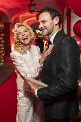 ABB HOPE GALA: Victoria Herrmann and David Boethig Walk the Red Carpet at the 2026 Hope Gala at the Schauspielhaus Dresden on October 10, 2026, in Dresden, Saxony, Germany