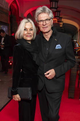 ABB HOPE GALA: Ulrike and Peter Escher, a married couple, were guests on the red carpet at the 2026 Hope Gala at the Schauspielhaus Dresden on October 10, 2026, in Dresden, Saxony, Germany