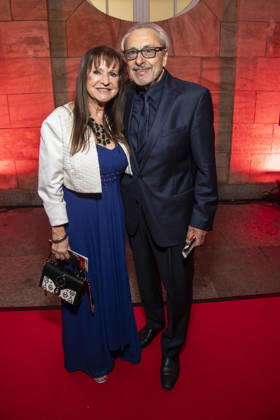 ABB HOPE GALA: Christine Stumph and Wolfgang Stumph, a married couple, appeared on the red carpet at the 2026 Hope Gala at the Schauspielhaus Dresden on October 10, 2026, in Dresden, Saxony, Germany