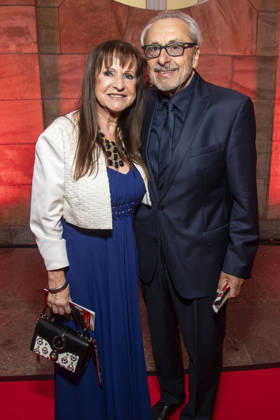 ABB HOPE GALA: Christine Stumph and Wolfgang Stumph, a married couple, appeared on the red carpet at the 2026 Hope Gala at the Schauspielhaus Dresden on October 10, 2026, in Dresden, Saxony, Germany