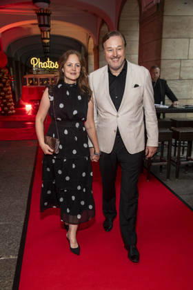 ABB HOPE GALA: Lidija Grossmann and Stephan Grossmann, a married couple, were guests on the red carpet at the 2026 Hope Gala at the Schauspielhaus Dresden on October 10, 2026, in Dresden, Saxony, Germany