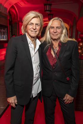 ABB HOPE GALA: Ruediger Ritchie Barton and Uwe Hassbecker appear on the red carpet at the 2026 Hope Gala at the Schauspielhaus Dresden on October 10, 2026, in Dresden, Saxony, Germany