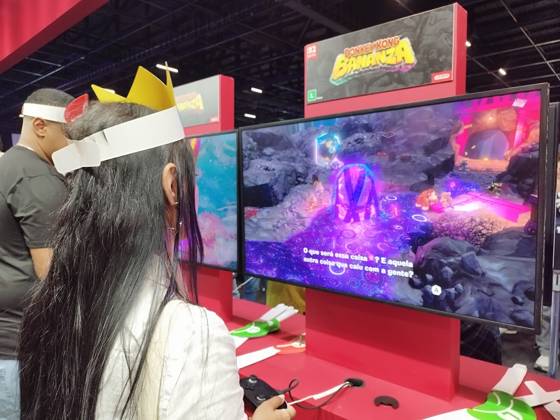 RECORD DATE NOT STATED Activity at Brasil Game Show. Sao Paulo (SP), 10 10 2026 - Fun Technology Games - Activity during the second day of Brasil Game Show, an event that brings together electronic game manufacturers such as Sega and Nintendo with the launch of games such as Call of Duty, Final Fantasy, Sonic, Star Fox, Batman among others and distributors of gamer products and accessories. The fair takes place in the Anhembi district in Sao Paulo from today (9) until next Monday, October 12.(Foto: Leandro Chemalle Thenews2 imago images) Activity at Brasil Game Show.  Copyright: xLeandroxChemallex
