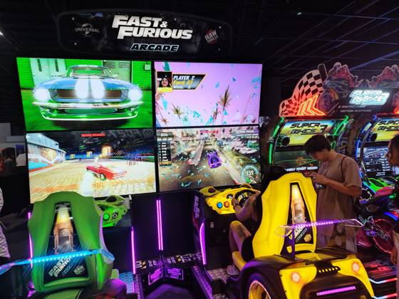 RECORD DATE NOT STATED Activity at Brasil Game Show. Sao Paulo (SP), 10 10 2026 - Fun Technology Games - Activity during the second day of Brasil Game Show, an event that brings together electronic game manufacturers such as Sega and Nintendo with the launch of games such as Call of Duty, Final Fantasy, Sonic, Star Fox, Batman among others and distributors of gamer products and accessories. The fair takes place in the Anhembi district in Sao Paulo from today (9) until next Monday, October 12.(Foto: Leandro Chemalle Thenews2 imago images) Activity at Brasil Game Show.  Copyright: xLeandroxChemallex
