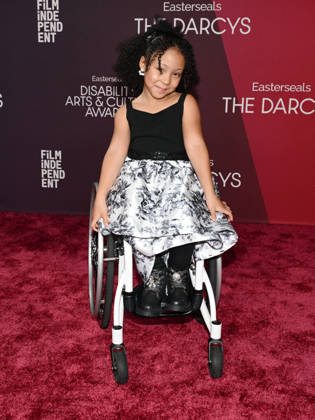 October 10, 2026, Santa Monica, California, USA: CESILY COLLETTE TAYLOR attends the inaugural Easterseals Disability Arts & Culture Awards DARCYS Awards red carpet. Santa Monica USA  - ZUMAb173 20261010_aap_b173_087 Copyright: xBillyxBennightx