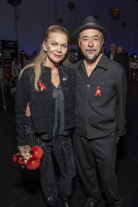 ABB HOPE GALA: Anna Loos and Jan Josef Liefers, a married couple, were guests at the Hope Gala 2026 party at the Schauspielhaus Dresden on October 10, 2026, in Dresden, Saxony, Germany
