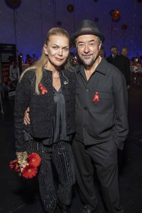 ABB HOPE GALA: Anna Loos and Jan Josef Liefers, a married couple, were guests at the Hope Gala 2026 party at the Schauspielhaus Dresden on October 10, 2026, in Dresden, Saxony, Germany