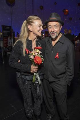 ABB HOPE GALA: Anna Loos and Jan Josef Liefers, a married couple, were guests at the Hope Gala 2026 party at the Schauspielhaus Dresden on October 10, 2026, in Dresden, Saxony, Germany