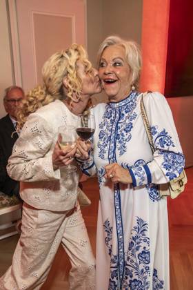 ABB HOPEGALA: Victoria Herrmann and Dorit Gaeble as guests at the Hope Gala 2026 Party at the Schauspielhaus Dresden on October 10, 2026, in Dresden, Saxony, Germany