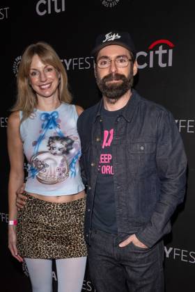 October 10, 2026, New York, New York, United States: (L-R) Alex Gehring and Martin Starr attend.screening of Tulsa King during PaleyFest NY 2026 at The Paley Museum on October 10, 2026 in New York City. New York United States  - ZUMAs197 20261010_aaa_s197_701 Copyright: xRonxAdarx