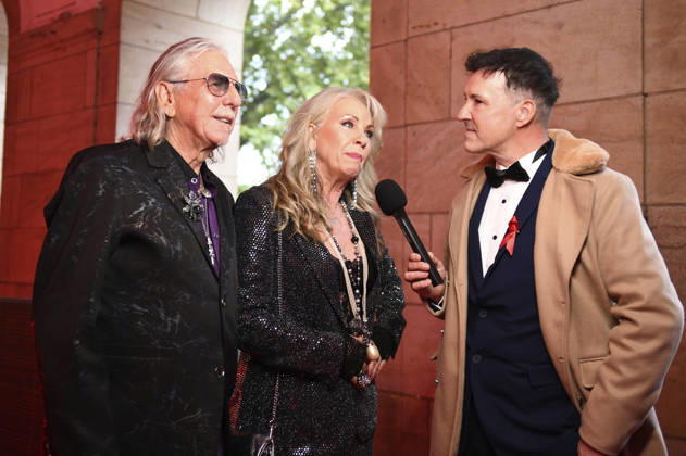 Petra Zieger and Peter Taudte at the 18th Hope Gala 2026 at the Schauspielhaus Dresden, October 10, 2026 Foto:xM.xFischerx xFuturexImagex hope_6001