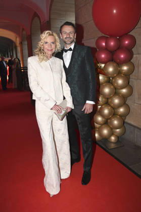 Victoria Herrmann with her husband David Böthig at the 18 Hope Gala 2026 at the Schauspielhaus Dresden, October 10, 2026 Foto:xM.xFischerx xFuturexImagex hope_6042