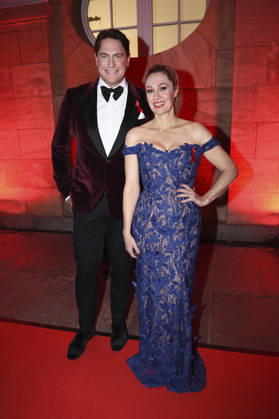 Benjamin Bieneck and Ruth Moschner at the 18 Hope Gala 2026 at the Schauspielhaus Dresden, October 10, 2026 Foto:xM.xFischerx xFuturexImagex hope_6073
