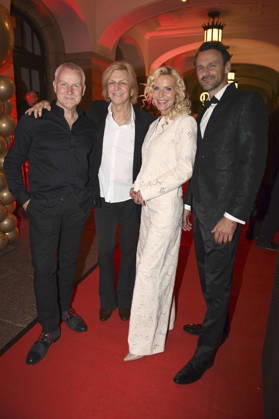 Dirk Michaelis, Ritchie Barton, Victoria Herrmann, and David Böthig at the 18 Hope Gala 2026 at the Schauspielhaus Dresden, October 10, 2026 Foto:xM.xFischerx xFuturexImagex hope_6087