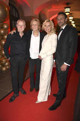 Dirk Michaelis, Ritchie Barton, Victoria Herrmann, and David Böthig at the 18 Hope Gala 2026 at the Schauspielhaus Dresden, October 10, 2026 Foto:xM.xFischerx xFuturexImagex hope_6088