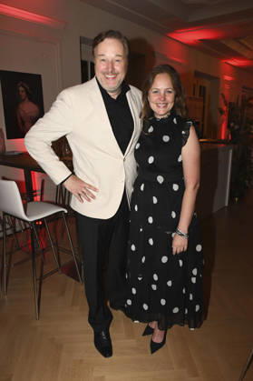 Stephan Grossmann with his wife, Lidija Grossmann, at the 18 Hope Gala 2026 at the Schauspielhaus Dresden, October 10, 2026 Foto:xM.xFischerx xFuturexImagex hope_6097