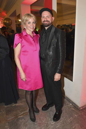 Gisa Zach and Christian Kühn at the 18 Hope Gala 2026 at the Schauspielhaus Dresden, October 10, 2026 Foto:xM.xFischerx xFuturexImagex hope_6129