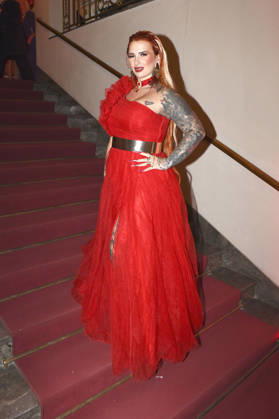 Lyn Künstner at the 18th Hope Gala 2026 at the Schauspielhaus Dresden, October 10, 2026 Foto:xM.xFischerx xFuturexImagex hope_6133