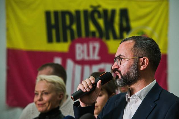 The two-day elections to municipal assemblies ended in the Czech Republic together with the first round of the elections to one-third of the Senate, at 2:00 p.m. on October 10, 2026. On the photo: the Brno KDU-CSL candidate for Mayor of Brno Jakub Hruska at KDU-CSL+STAN campaign headquarters in Brno. (CTKxPhoto PatrikxUhlir) CTKPhotoP2026101100075  CTKPhotoP2026101100075