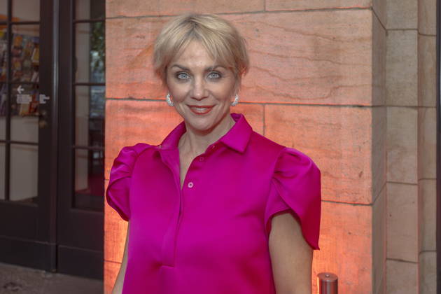 Film and theater actress Gisa Zach, born May 23, 1974, is attending the 18th HOPE Gala at the Schauspielhaus Dresden. Zach became known, among other things, for her role in the daily soap opera *Gute Zeiten*, Gute Zeiten, schlechte Zeiten, on RTL. The HOPE Gala in Dresden is