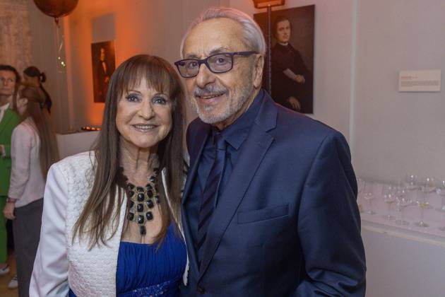Actor Wolfgang Stumph, born January 31, 1946, with his wife Christine during the after-show party for the 18th HOPE Gala at the Schauspielhaus Dresden. The HOPE Gala Dresden is a charity event that supports the HOPE Cape Town children’s project in South Africa in its commitment to the health, development, and education of children and young a