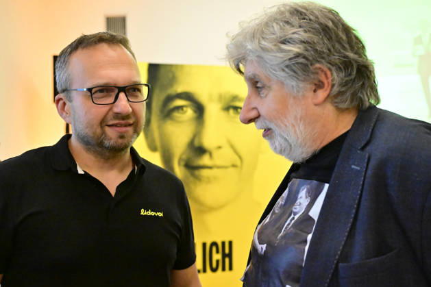 The two-day elections to municipal assemblies ended in the Czech Republic together with the first round of the elections to one-third of the Senate, at 2:00 p.m. on October 10, 2026. On the photo: MP Marian Jurecka, left, and Senator Bretislav Rychlik at the KDU-CSL s central campaign headquarters following the elections in Slapanice, South Moravian Region. (CTKxPhoto VaclavxSalek) CTKPhotoF202610100031601  CTKPhotoF202610100031601
