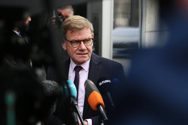 Berlin, Germany, October 11, 2026; Konrad Adenauer House; CDU Committee Meeting; Federal Minister of Foreign Affairs Johann Wadephul (CDU) delivering a statement Copyright: xdtsxNachrichtenagenturx dts_138190