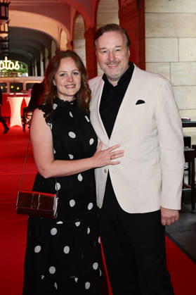 Stephan Grossmann with his wife, Lidija Grossmann, at the 18 Hope Gala 2026 at the Schauspielhaus Dresden, October 10, 2026 Foto:xM.xWehnertx xFuturexImagex hope_6190