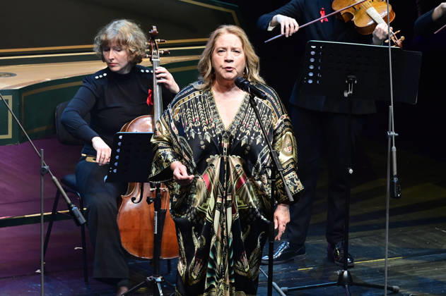 Kathy Kelly at the 18 Hope Gala 2026 at the Schauspielhaus Dresden, October 10, 2026 Foto:xM.xWehnertx xFuturexImagex hope_6223