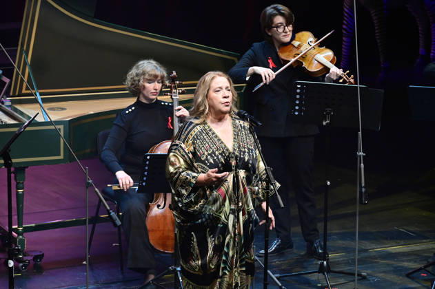 Kathy Kelly at the 18 Hope Gala 2026 at the Schauspielhaus Dresden, October 10, 2026 Foto:xM.xWehnertx xFuturexImagex hope_6224