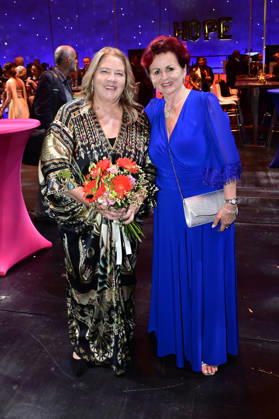 Kathy Kelly and Viola Klein at the 18th Hope Gala 2026 at the Schauspielhaus Dresden, October 10, 2026 Foto:xM.xWehnertx xFuturexImagex hope_6259