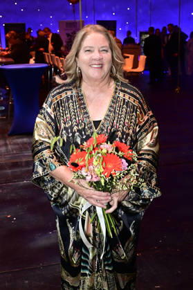 Kathy Kelly at the 18 Hope Gala 2026 at the Schauspielhaus Dresden, October 10, 2026 Foto:xM.xWehnertx xFuturexImagex hope_6260