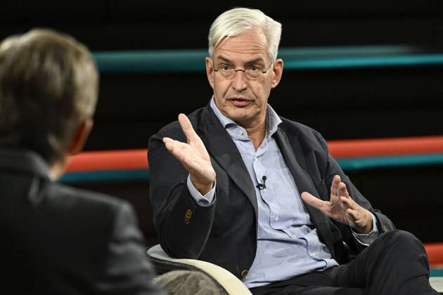 Markus Lanz with Mathias Middelberg on October 7, 2026, on *Markus Lanz*, ZDF TV, talk show, Germany, German, German man, men, politics, politician, CDU, German politician, Italy, Italian, Italian, German presenter, photography, photographer, journalist,