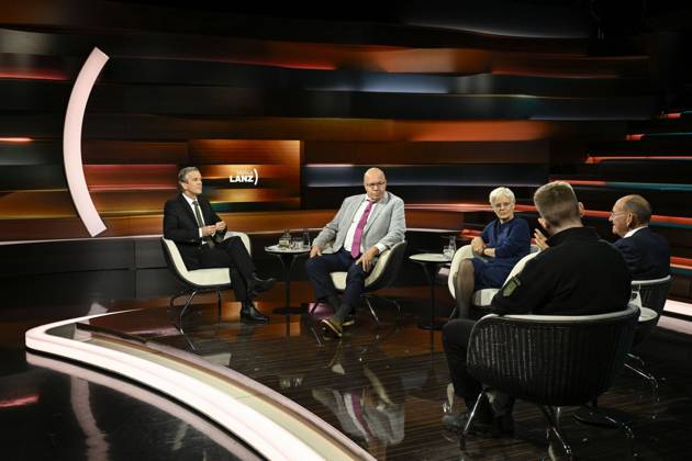 Panel discussion on *Markus Lanz*, ZDF, October 26, 2026: Markus Lanz, Peter Altm
