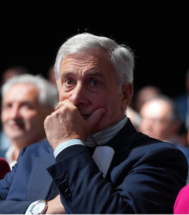 IPA89549672 - Milan, October 11, 2026, Forza Italia Event: The Optimism of Will at the East End Studios on Via Mecenate with Antonio Tajani  Copyright: xDuilioxPiaggesix xDuilioxPiaggesix IPA89549672