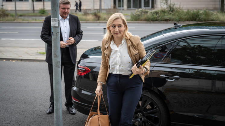 Nina Warken, Federal Minister for Special Assignments, Minister of the Federal Chancellery; CDU of Germany Executive Committee Retreat in Berlin, October 2026, Berlin, Berlin, Germany, Konrad Adenauer House