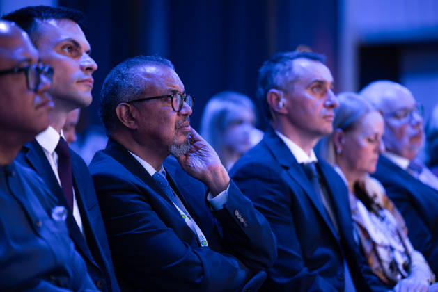 World Health Summit 2026, Berlin, Germany, on October 11, 2026. The Director-General of the World Health Organization (WHO), Dr. Tedros Adhanom Ghebreyesus