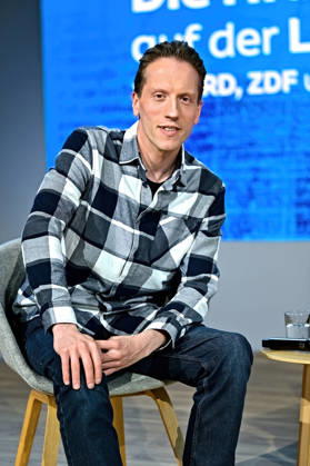 Frankfurt Book Fair 2026: Podcaster Julian Schlichting on October 11, 2026, at the Frankfurt Book Fair 20261011MWI156024