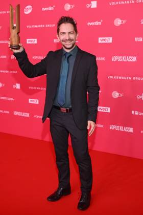 Opus Klassik 2026, Winner Gregor Mayrhofer, Winner of the Opus Klassik 2026, Konzerthaus Berlin, Berlin, Date: October 11, 2026 Copyright: xEventpress Kratschx