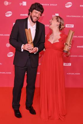 Opus Klassik 2026, Winners André Schuen and Anna Lucia Richter, Winners of the Opus Klassik 2026, Konzerthaus Berlin, Berlin, Date: October 11, 2026 Copyright: xEventpress Kratschx