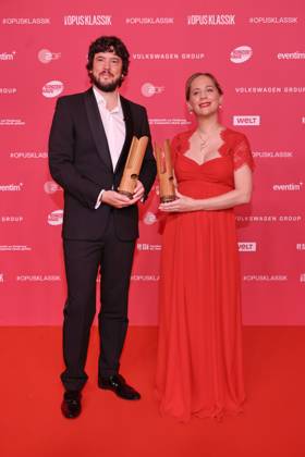 Opus Klassik 2026, Winners André Schuen and Anna Lucia Richter, Winners of the Opus Klassik 2026, Konzerthaus Berlin, Berlin, Date: October 11, 2026 Copyright: xEventpress Kratschx