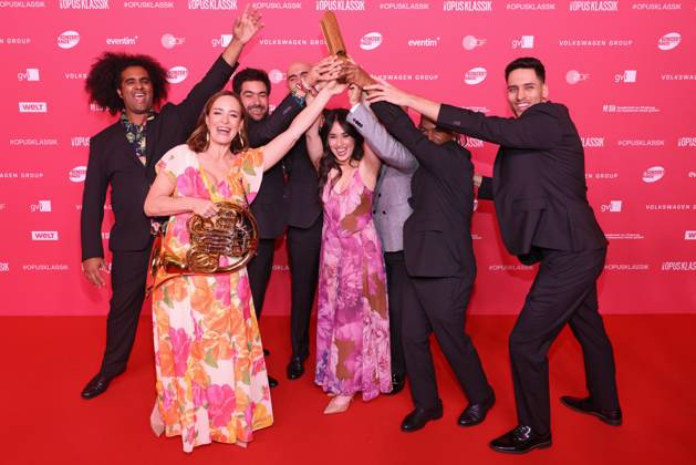 Opus Klassik 2026, Winners Sarah Willis and The Sarahbanda, Winners of the Opus Klassik 2026, Konzerthaus Berlin, Berlin, Date: October 11, 2026 Copyright: xEventpress Kratschx