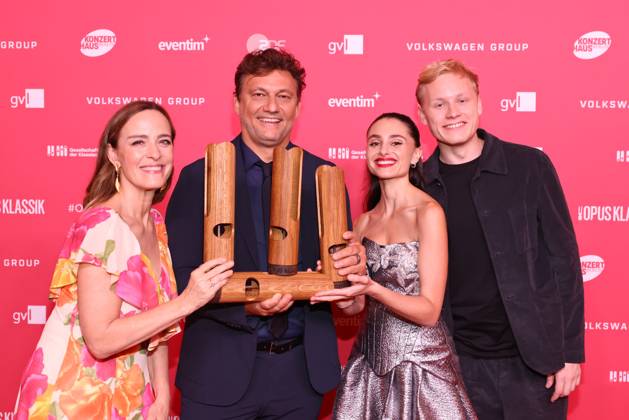 Opus Klassik 2026, Winners: Sarah Willis, Jonas Kaufmann, Esther Abrami, Alexander Malofeev; Winners of the Opus Klassik 2026, Konzerthaus Berlin, Berlin, Date: October 11, 2026 Copyright: xEventpress Kratschx