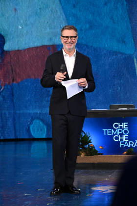 IPA89573725 - Milan, TV Show Che Tempo Che Fa - Nove. Pictured: Fabio Fazio Copyright: xTe-Cox xComi Terenghix IPA89573725