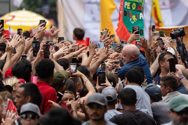 October 11, 2026, Sao Paulo, Sao Paulo, Brasil: SoÂ£o Paulo, Brazil. 11 Oct 2026. The president of Brazil, Luiz InoÂ¡cio Lula da Silva (PT), takes part in a rally with supporters in SoÂ£o Paulo, Brazil, on October 11, 2026. Sao Paulo Brasil - ZUMAl146 20261011_aaf_l146_015 Copyright: xPauloxLopesx