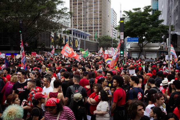 October 11, 2026, SoÂ£O Paulo, SoÂ£O Paulo, Brazil: ManifestaoÂßoÂ£o em apoio ao Presidente da RepoÂºblica do Brasil, Lula da Silva, em SoÂ£o Paulo. SoÂ£O Paulo Brazil - ZUMAb296 20261011_zip_b296_012 Copyright: xHumbertoxBispox