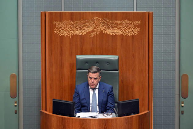 QUESTION TIME, Speaker Milton Dick during Question Time in the House of Representatives at Parliament House in Canberra, Monday, October 12, 2026. ( NO ARCHIVING CANBERRA AUSTRALIAN CAPITAL TERRITORY Australia  Copyright: xMICKxTSIKASx 20261012152718258506