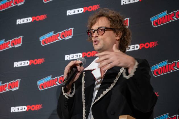 October 11, 2026, New York, New York, United States: Matthew Gray Gubler speaks at a panel discussion for CBS s new crime-solving drama EINSTEIN!.during New York Comic Con 2026 at The Jacob K. Javits Convention Center on October 11, 2026 in New York City. New York United States - ZUMAs197 20261011_aaa_s197_400 Copyright: xRonxAdarx