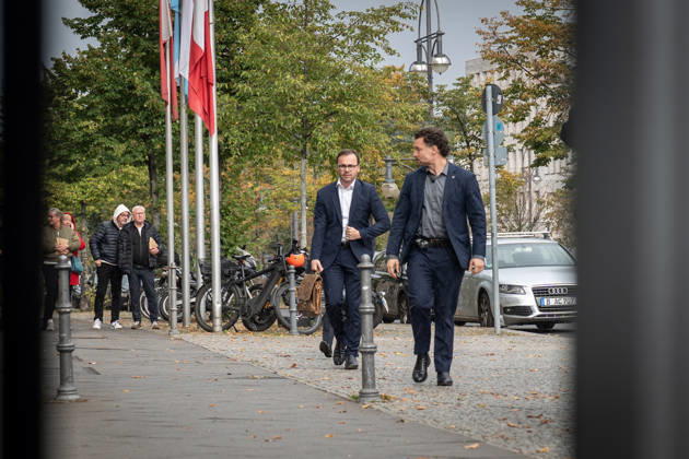 Jan Redmann, Minister of the Interior of Brandenburg, upon his arrival at the CDU Germany Executive Committee Retreat in Berlin, October 2026, Berlin, Berlin, Germany, Konrad Adenauer House